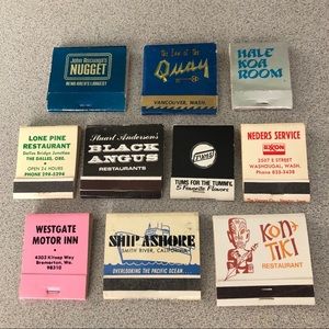 10 Matchbooks